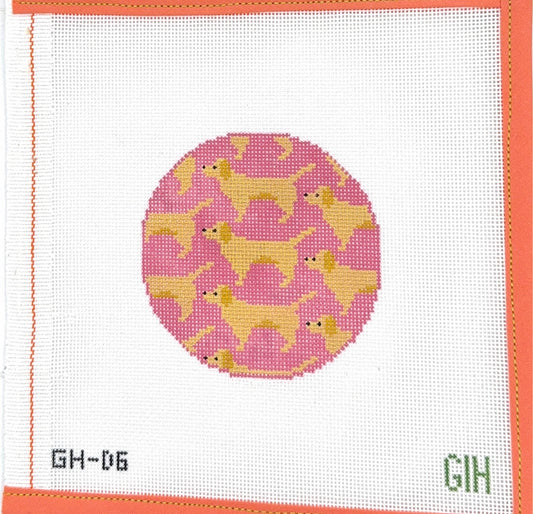 Golden Retriever Round