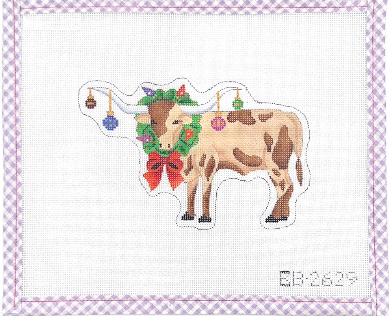 Longhorn with Wreath