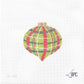 Retro Red/Green Plaid Ornament