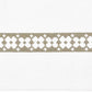 Key Fob Floral Inverse Mocha