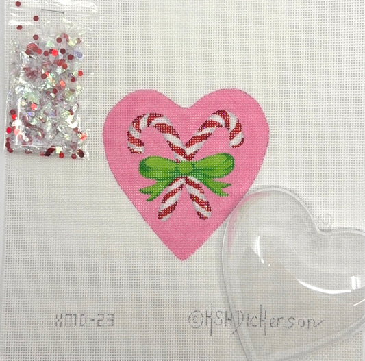 Candy Cane Snow Globe