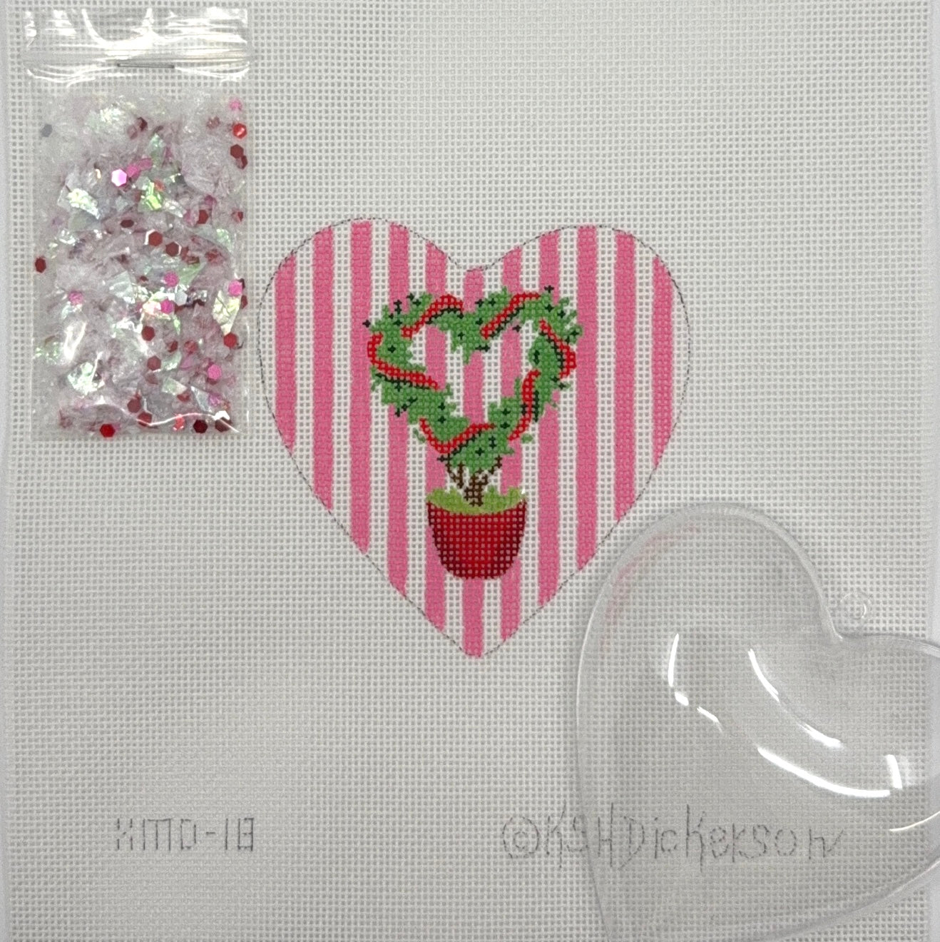 Heart Topiary Snowglobe