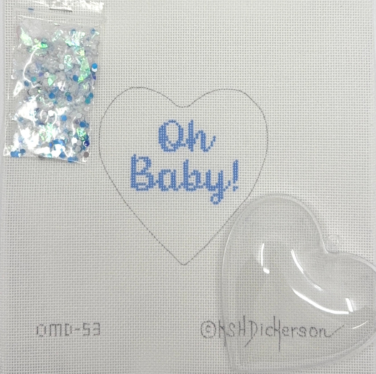 Oh Baby! Snow Globe Blue