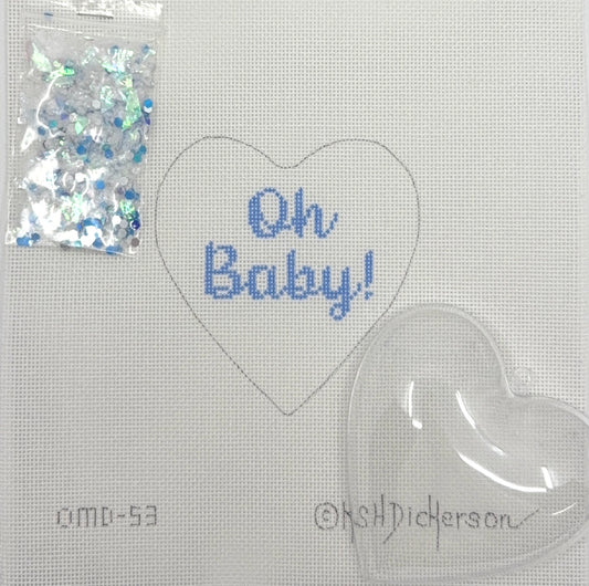 Oh Baby! Snow Globe Blue