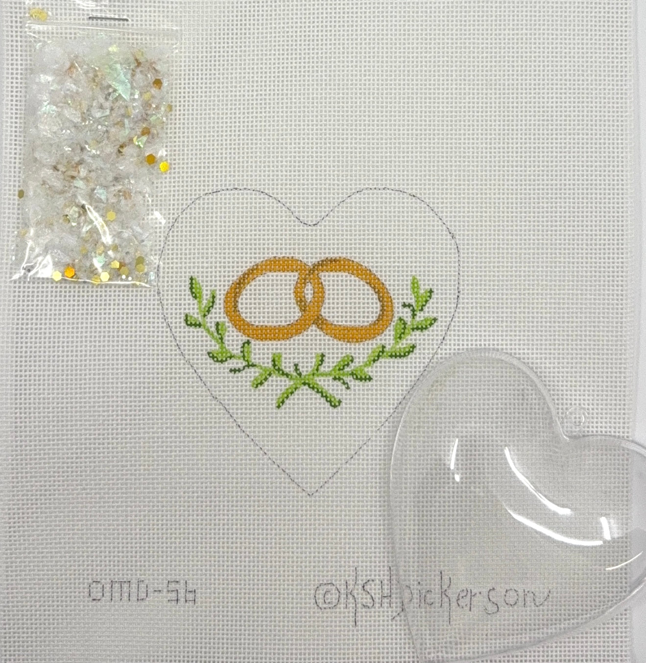 Wedding Ring Snow Globe