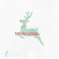 1st Christmas Reindeer Green
