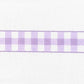 Gingham Fob Lavender