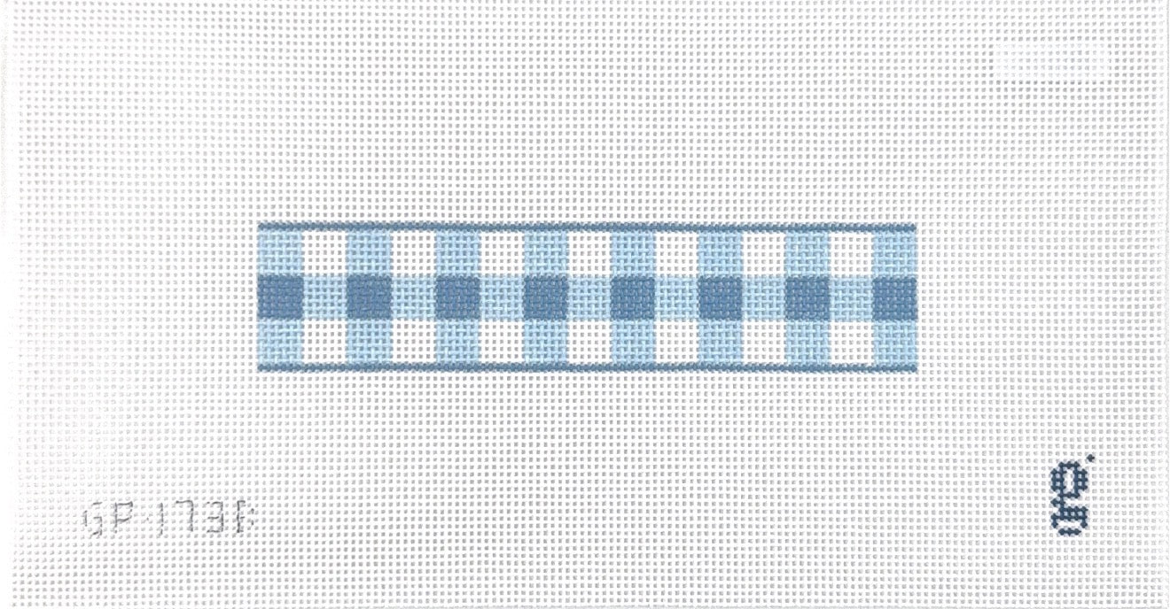 Gingham Fob Light Blue