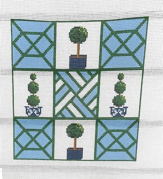 Topiary Tic Tac Toe Board