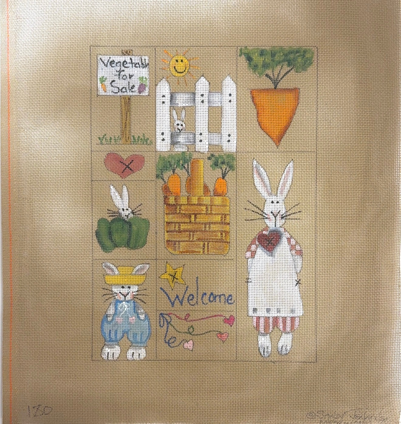 Vegetable Garden with Bunnies