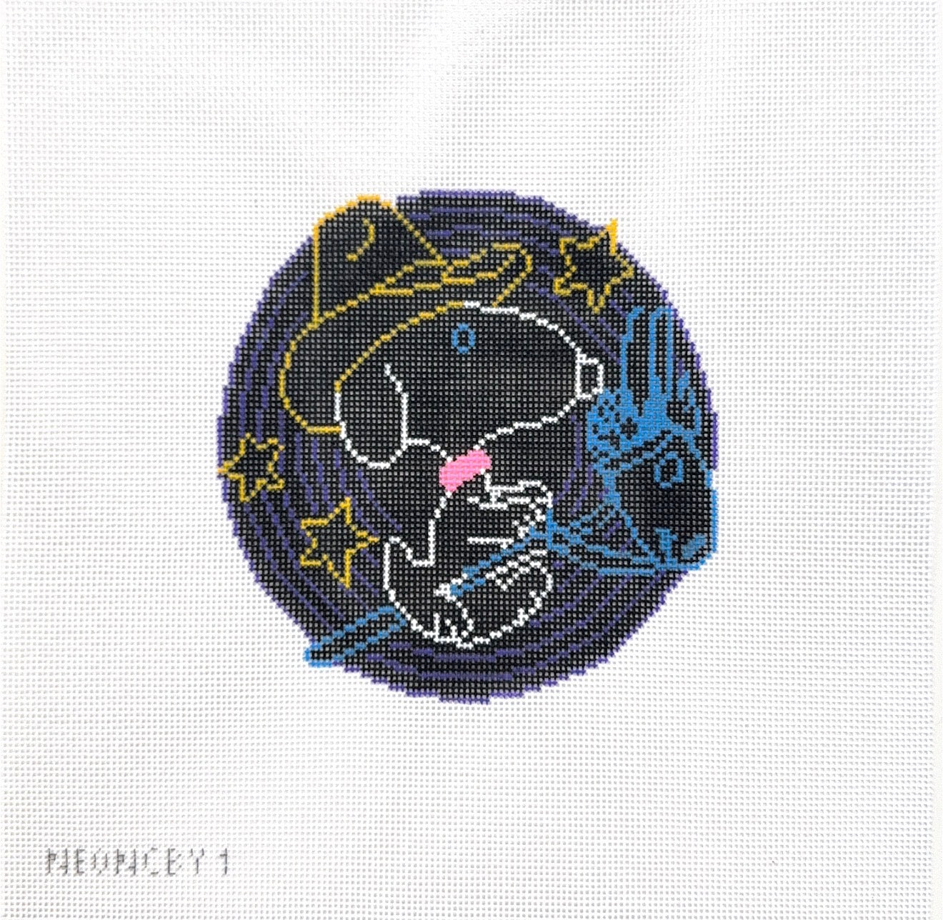 Snoopy Neon Cowboy on Vinyl Record