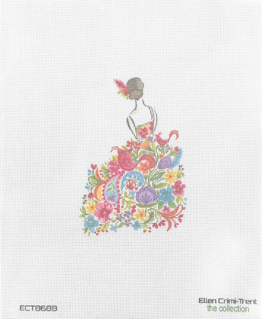 Lady with Pink Bird