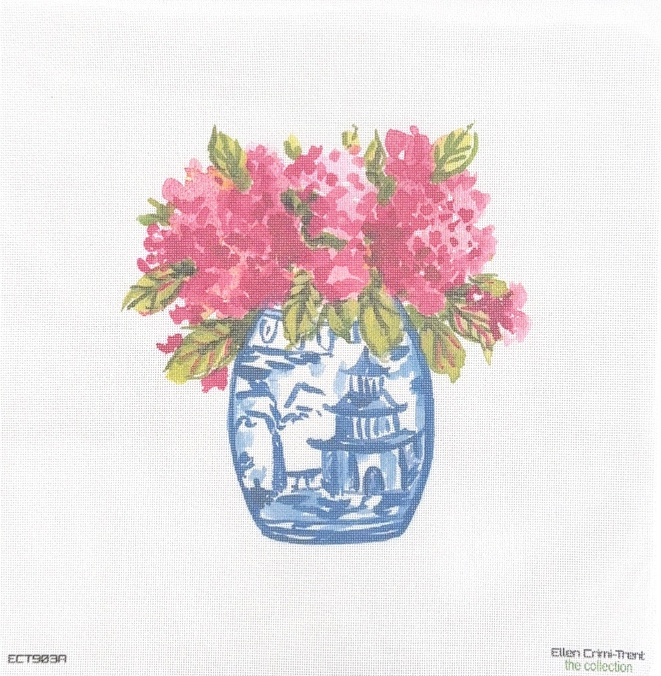Chinoiserie with Pink Flowers