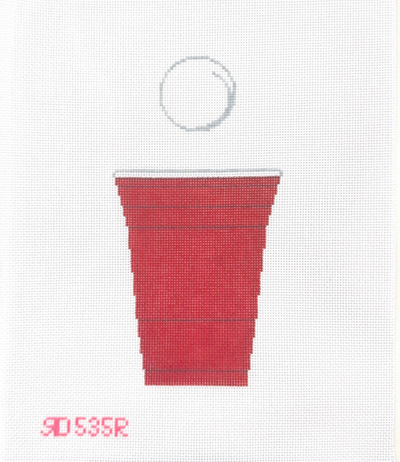 Red Beer Pong Cup