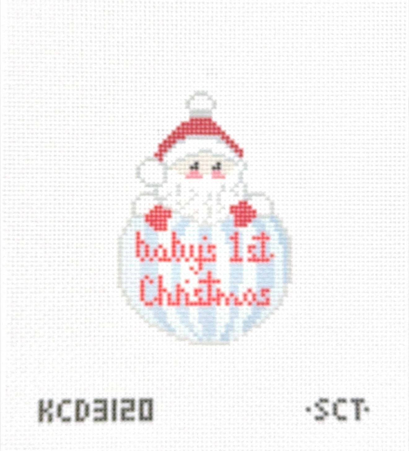 Baby's First Christmas Blue