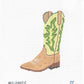 Cowboy Boot Green