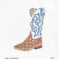Cowboy Boot Blue