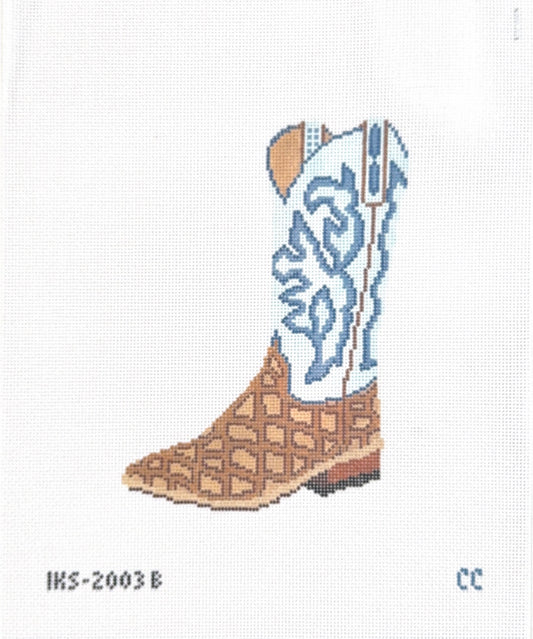 Cowboy Boot Blue
