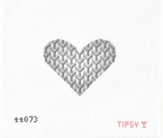 Grey Designer Heart