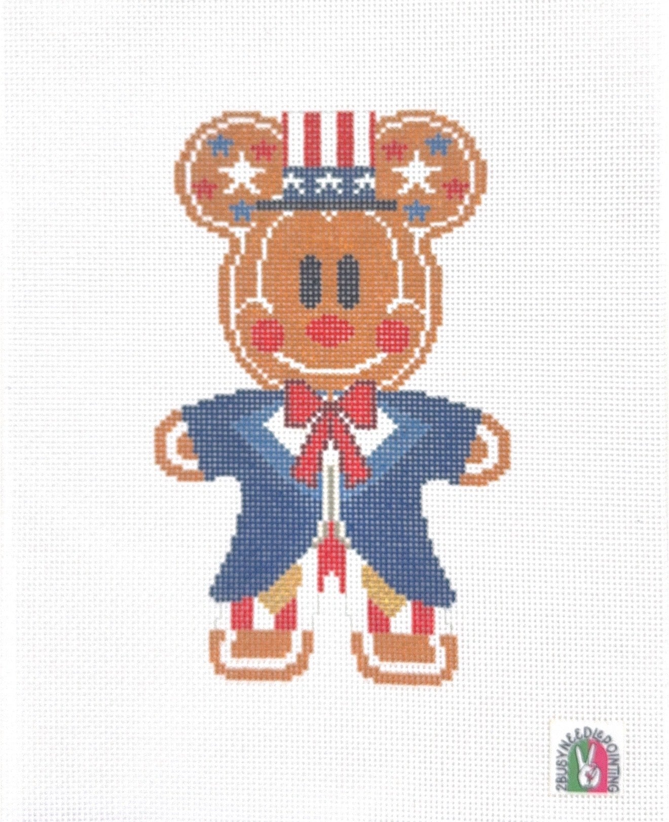 Gingerbread 4th of July Mouse