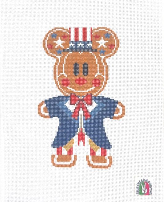 Gingerbread 4th of July Mouse