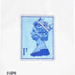 Queen Elizabeth Stamp with Stitch Guide