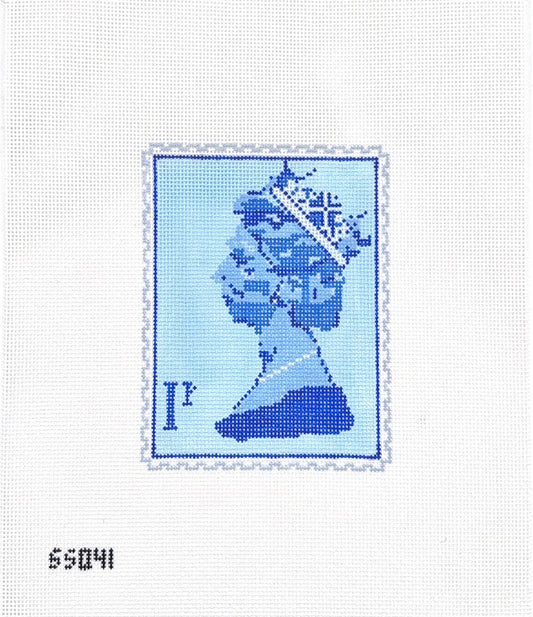Queen Elizabeth Stamp with Stitch Guide