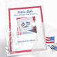 American Flags with Bow and Stitch Guide