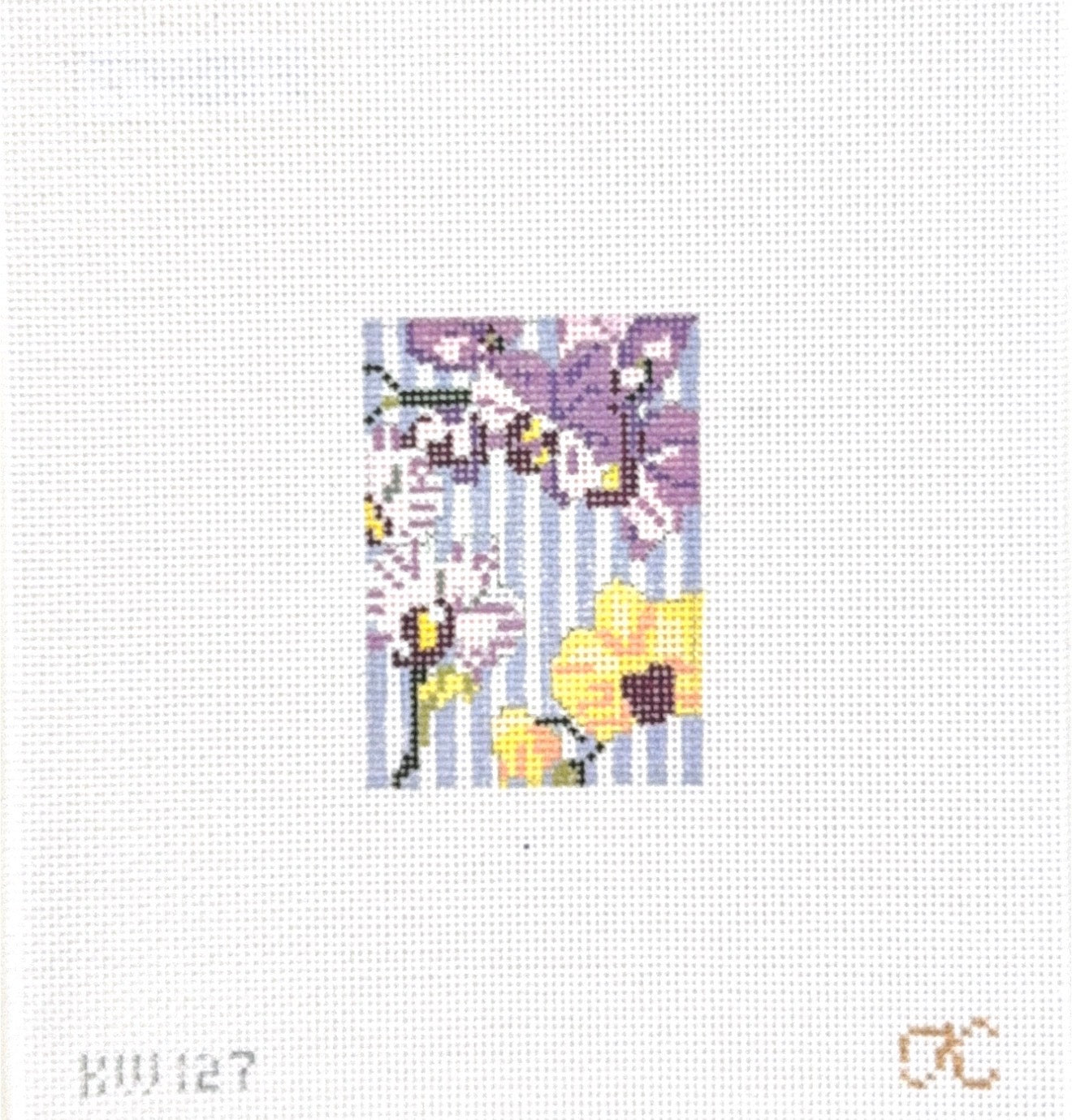 Orchid Luggage Tag