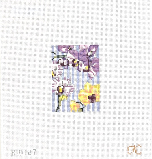 Orchid Luggage Tag