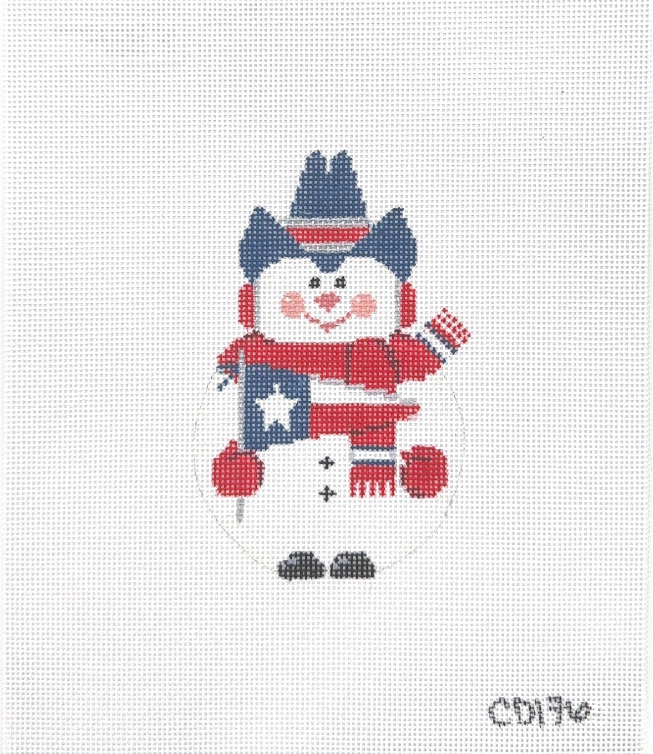 Texas Snowman