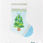 Xmas Tree Mini Sock Blue