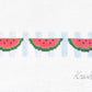 Watermelon on Blue Stripe