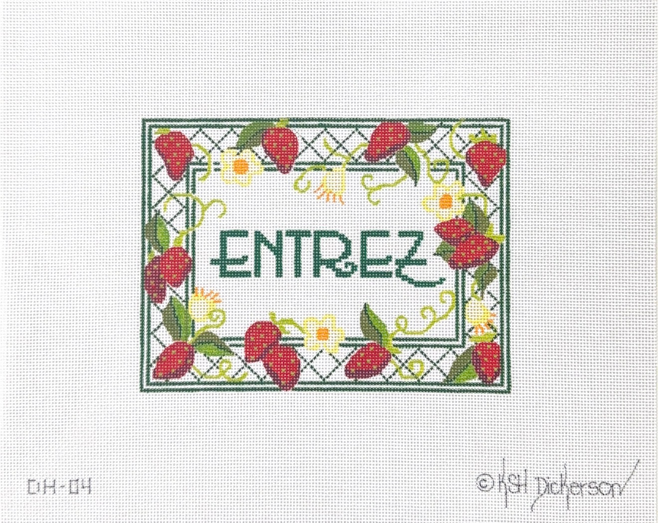 Entrez with Strawberries