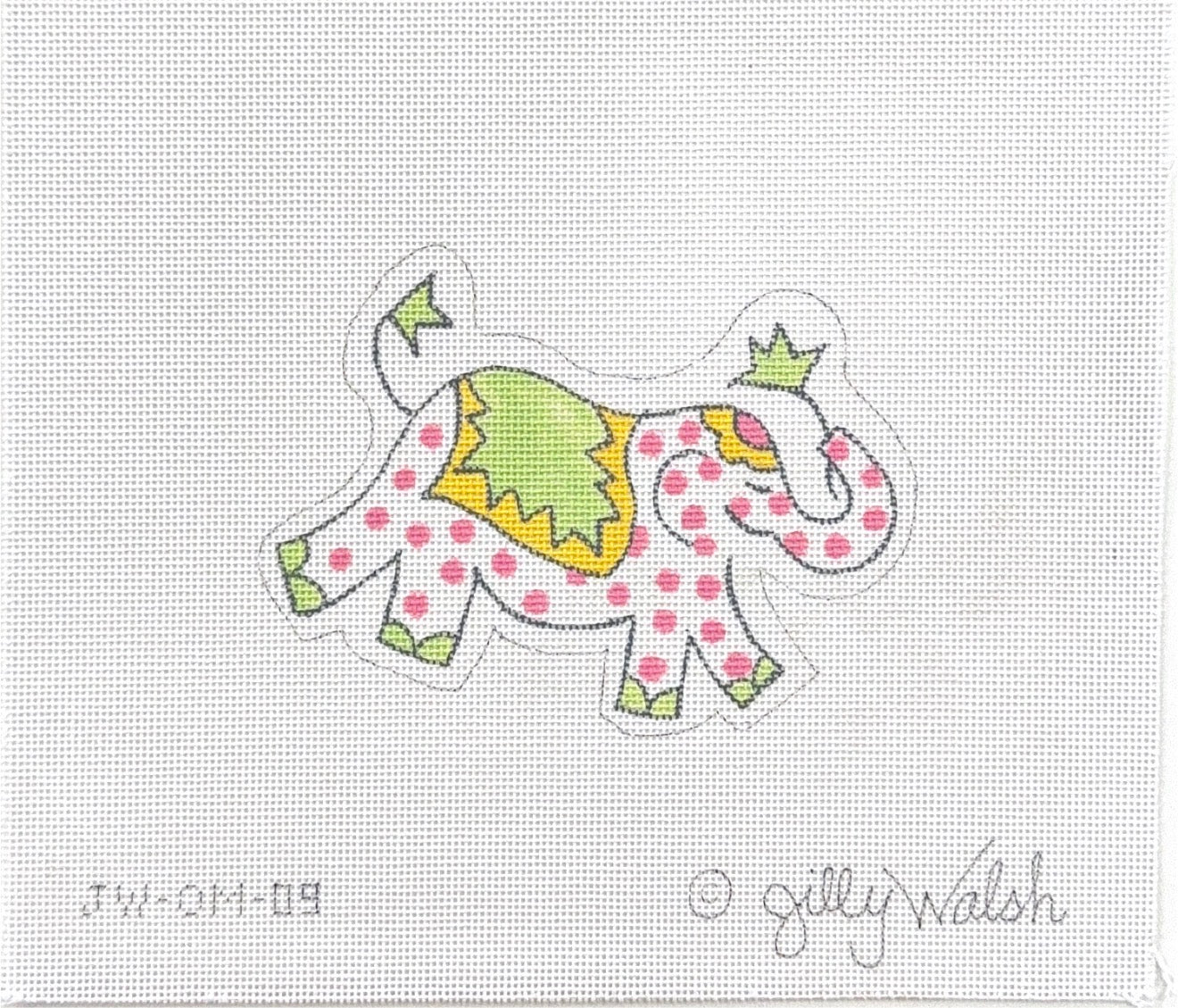Elephant with Pink Polkas