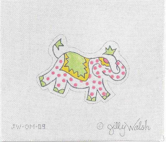 Elephant with Pink Polkas