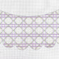 Lavender Cane Lampshade