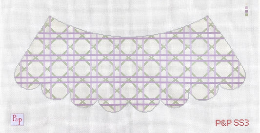Lavender Cane Lampshade