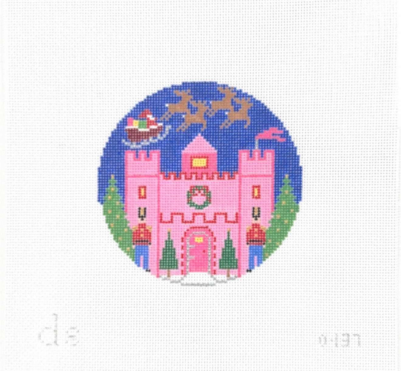 Pink Castle Ornament