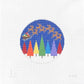 Rainbow Tree Round