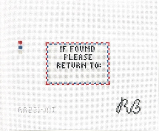 If Found Luggage Tag