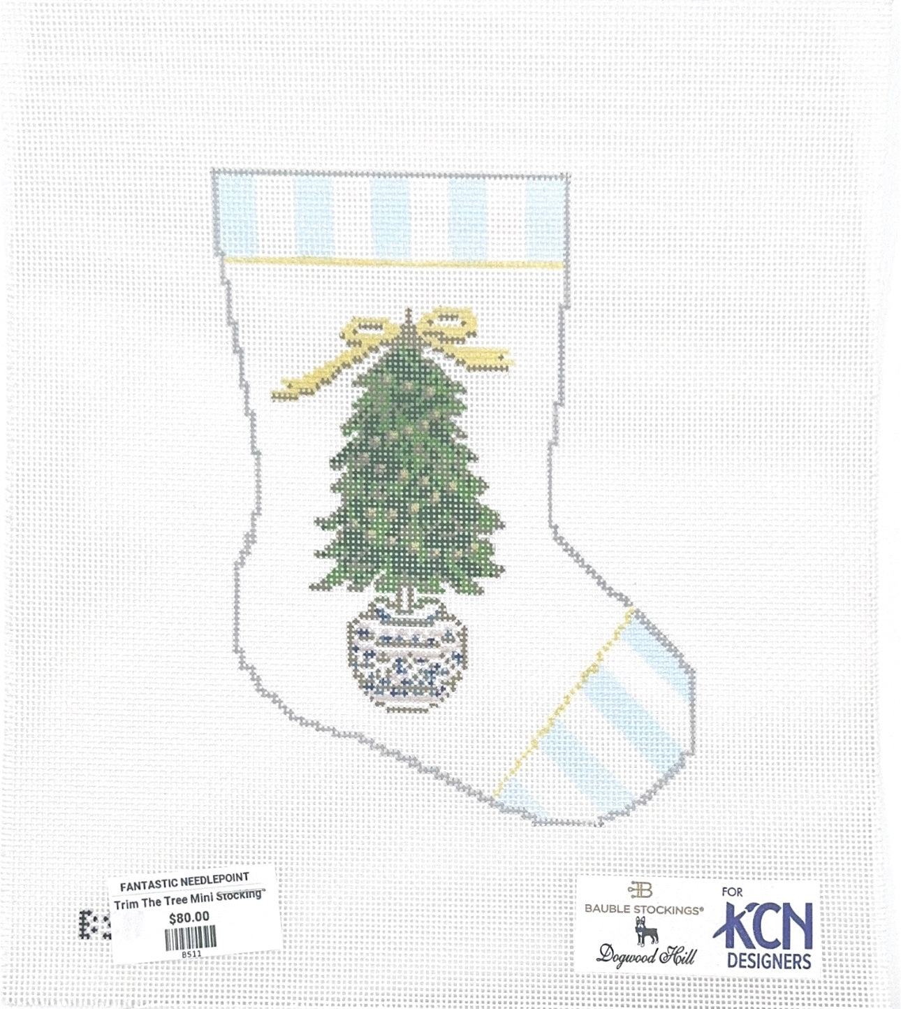 Trim the Tree Bauble Stocking