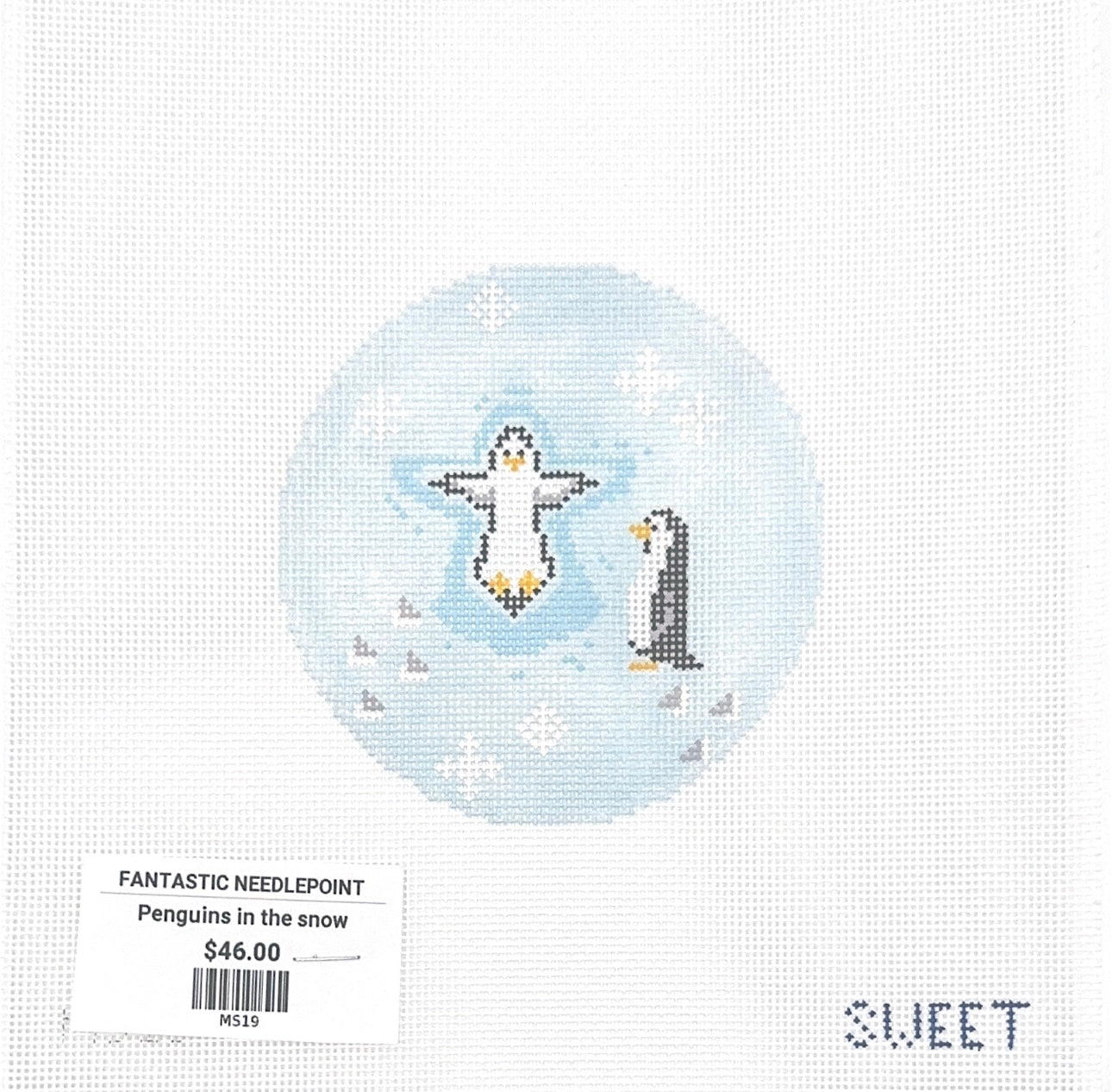 Penguins in the Snow