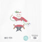 Needlepointing Mrs Claus
