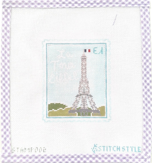 Paris Eiffel Tower Stamp
