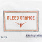 Bleed Orange Acrylic Purse Insert