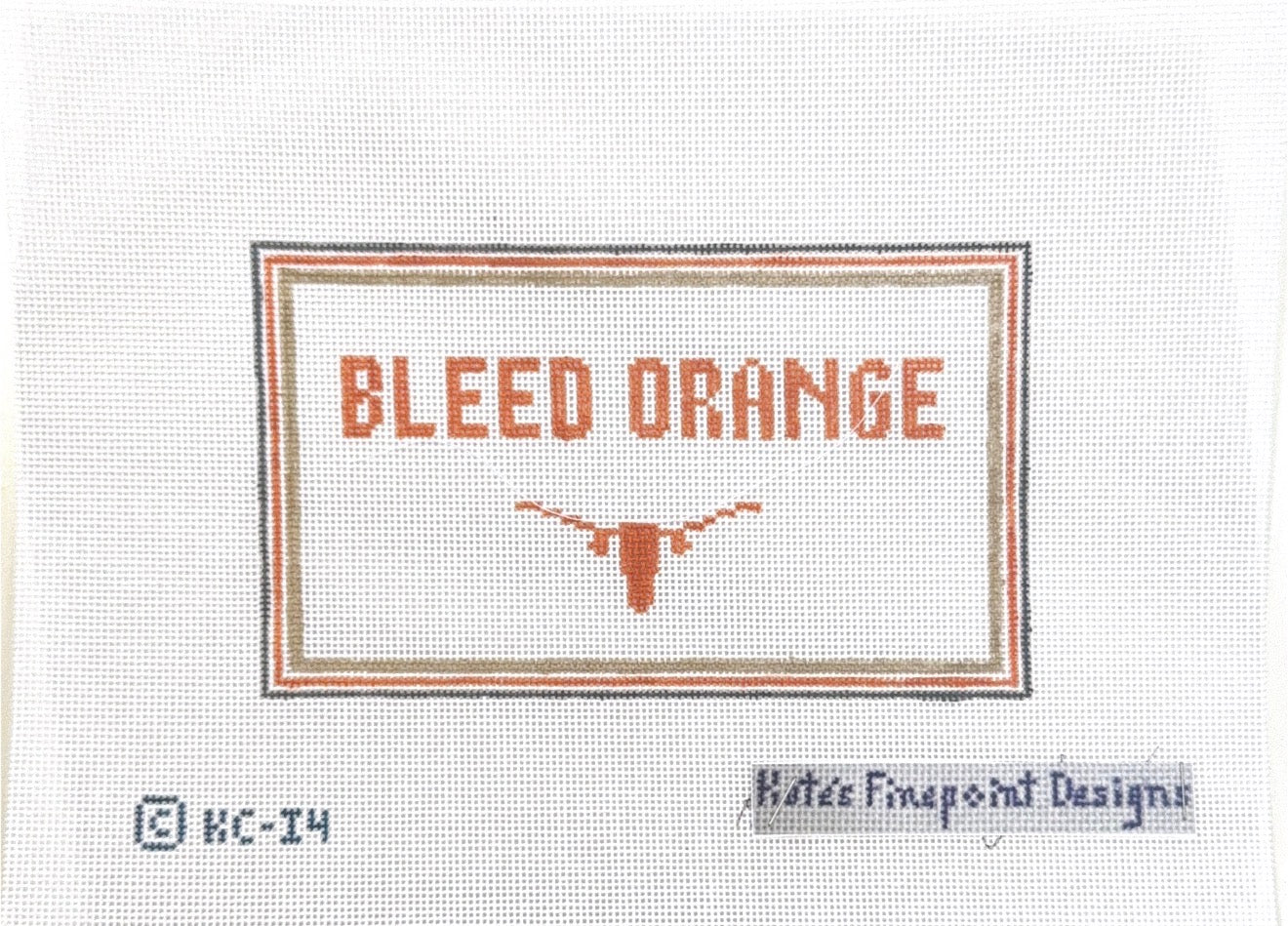 Bleed Orange Acrylic Purse Insert