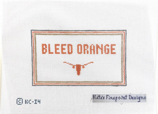 Bleed Orange Acrylic Purse Insert