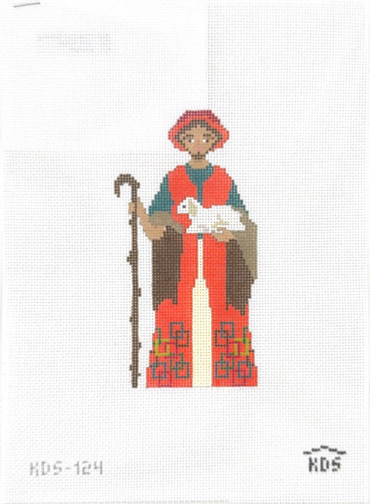 Mid Century Nativity Shepherd and Stitch Guide