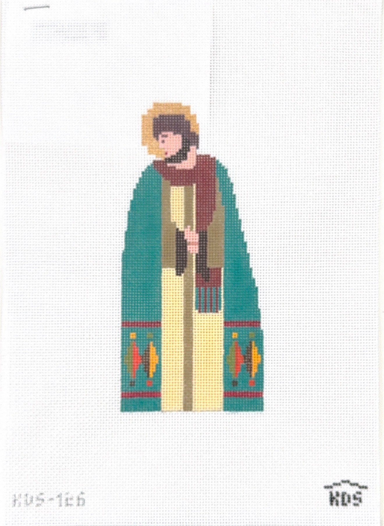 Mid Century Nativity Joseph and Stitch Guide